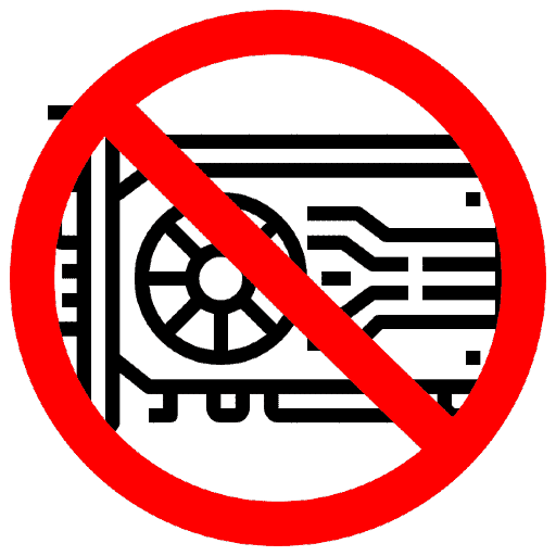 No GPU