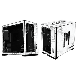 Topo White Case Print
