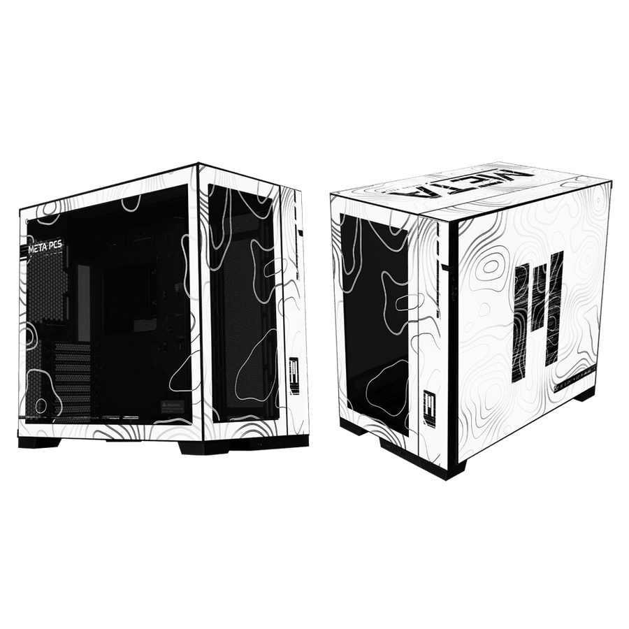 Topo White Case Print