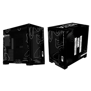 Topo Black Case Print