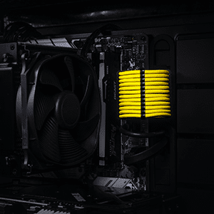 Premium Sleeved Cable Set Yellow
