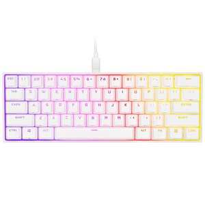 Corsair K65 RGB MINI Keyboard (White)