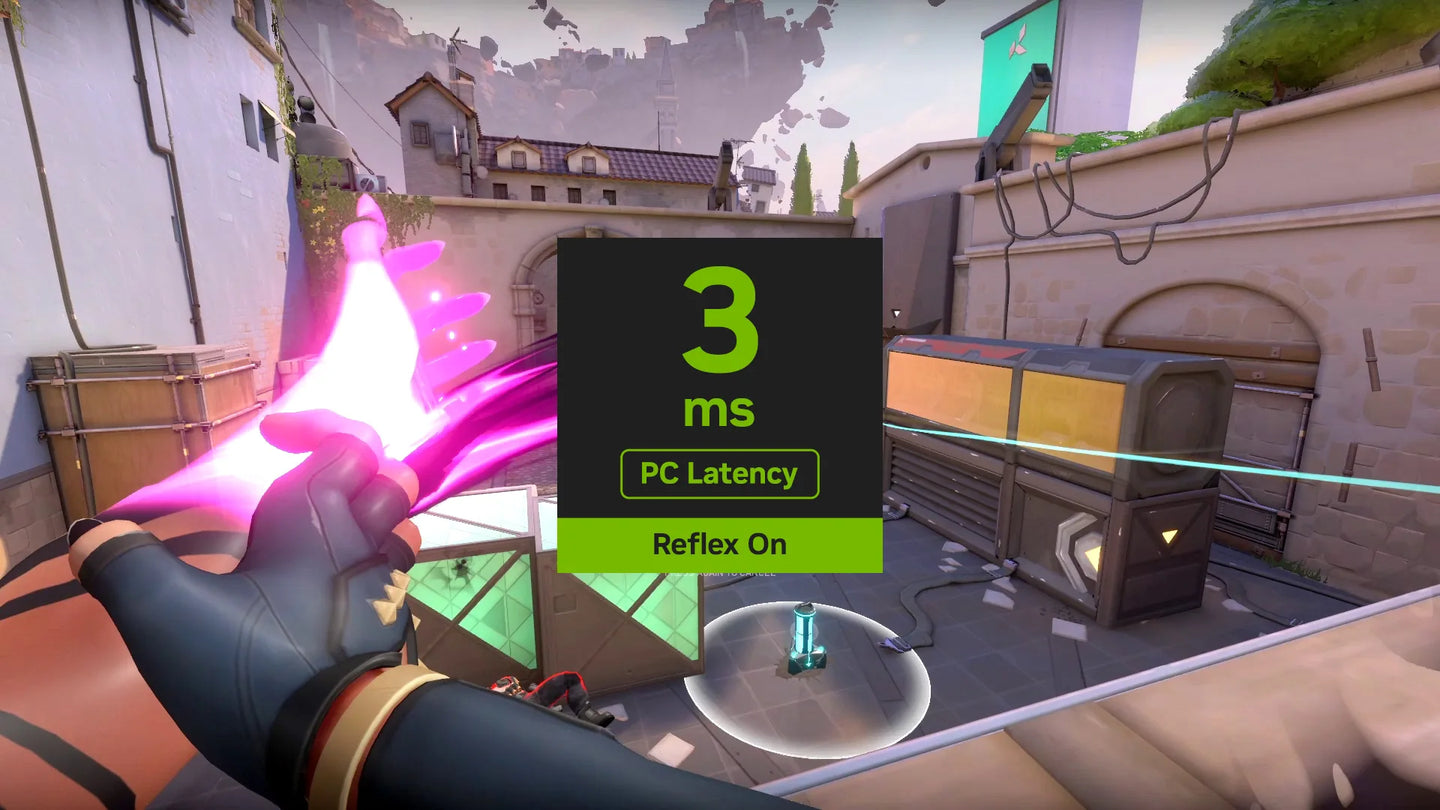 VALORANT at 3 ms PC latency with NVIDIA Reflex