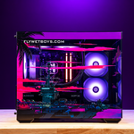 META PCs WETVENOM side panel with Fly Wet Boys print